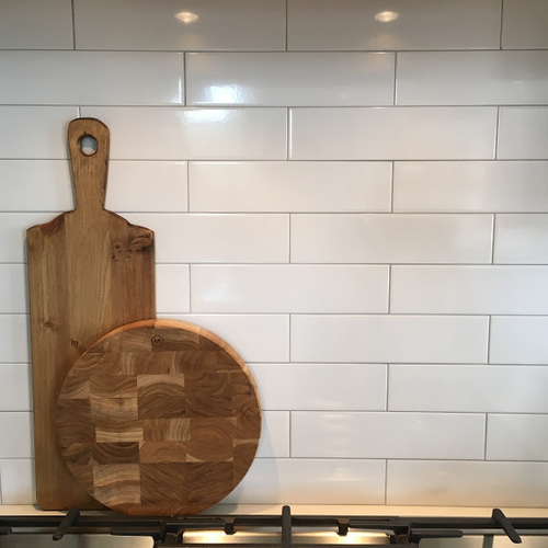 Tile Backsplash In A Kitchen
